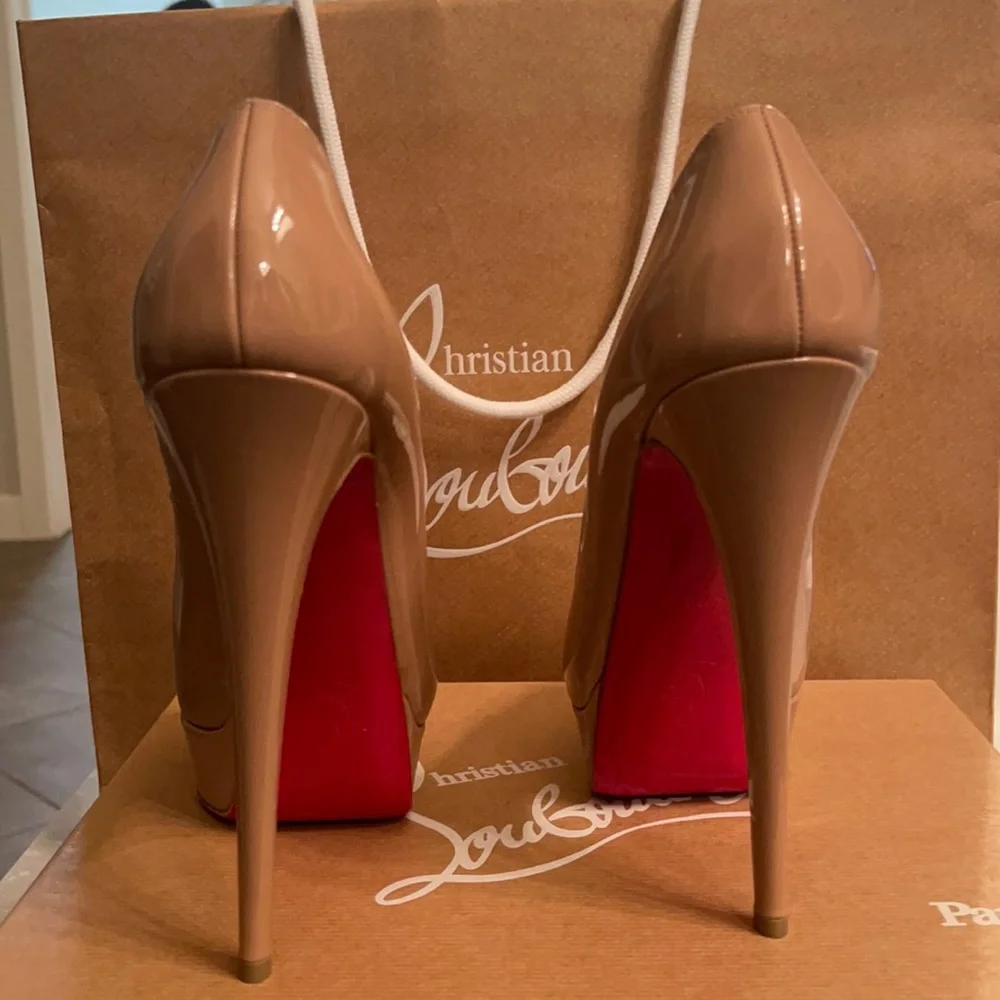 Christian Louboutin | Shoes | Christian Louboutin Lady Peep Red
